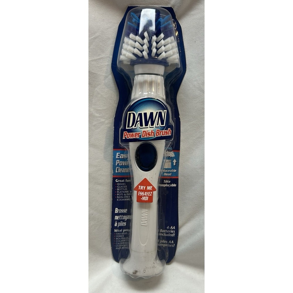 DAWN Power Dish Brush NIP NOS Battery Operated 2003 Scrubber Spin Head